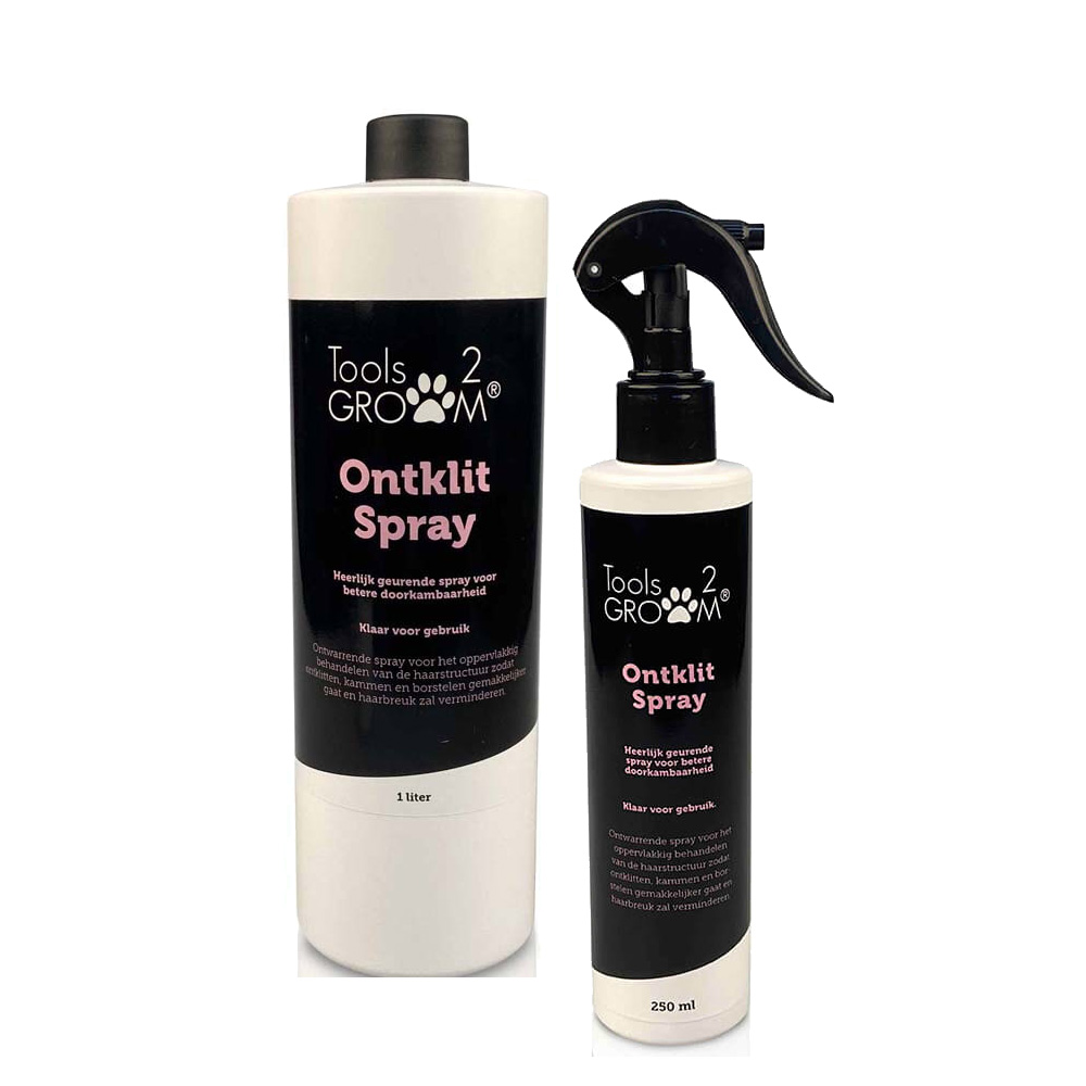 Tools-2-Groom anti klitspray zonder siliconen 250ML of 1L