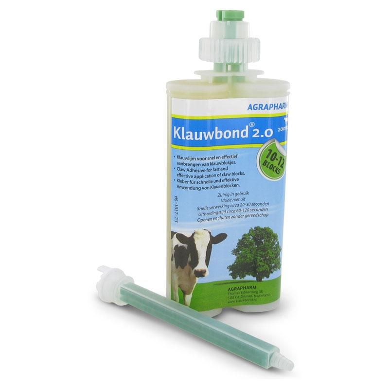 Klauwlijm Mengtips groen 200ml 137mm 100st