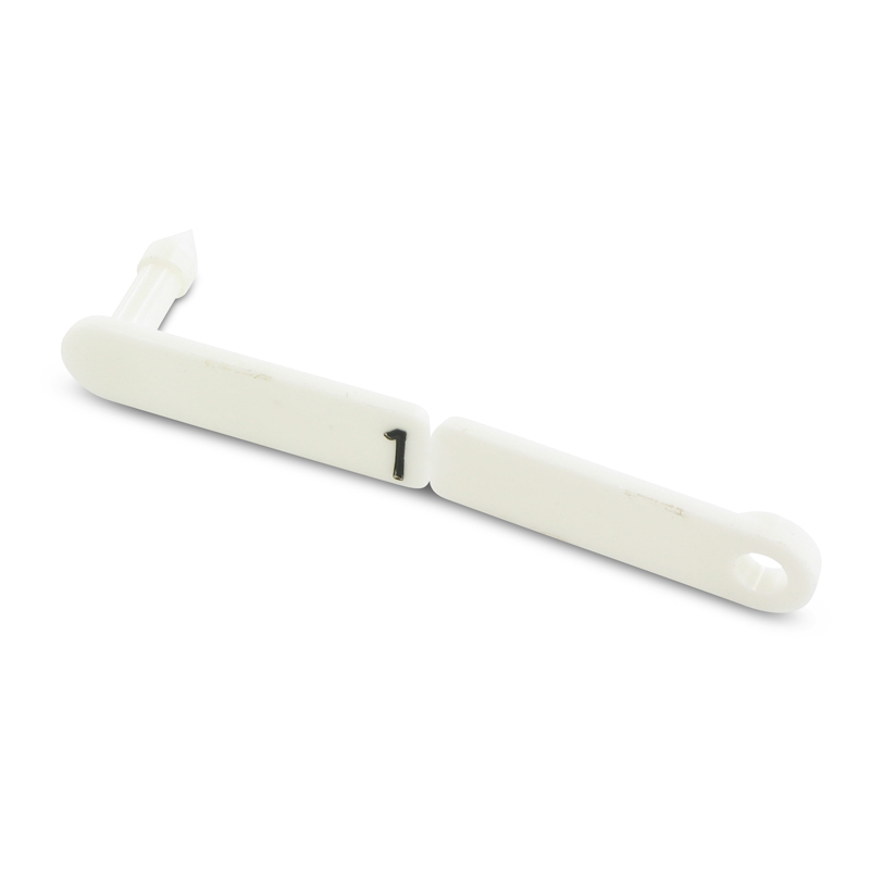Rototag oormerk genummerd wit 901-1000