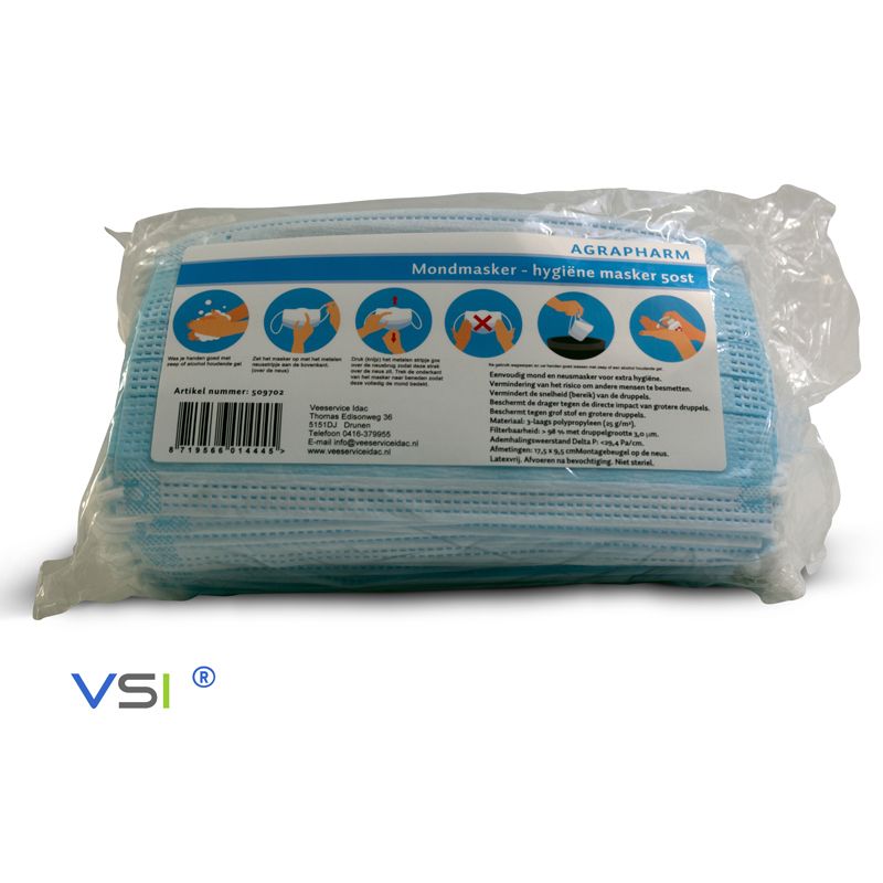 Mondkapje - Mondmasker - Hygiëne masker Roze 50st Mondkapje - Mondmasker - Hygiëne masker Roze 50st