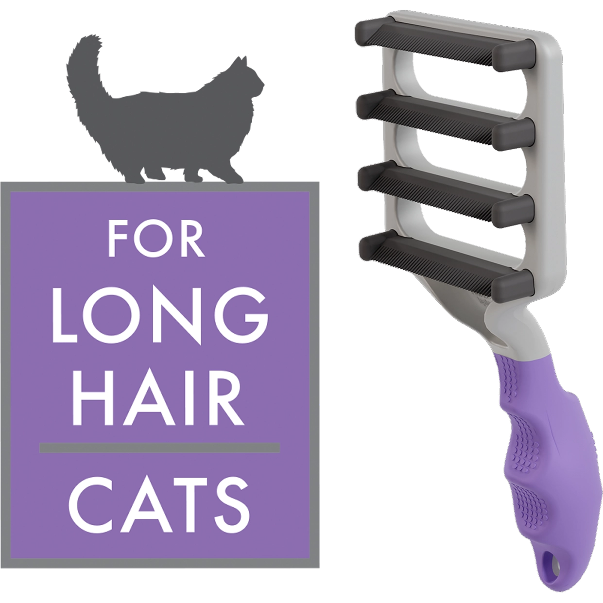 FUR4 Bundle voor katten Geel + Paars