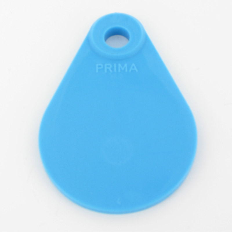Nekplaatje blanco blauw Nekplaatje blanco blauw