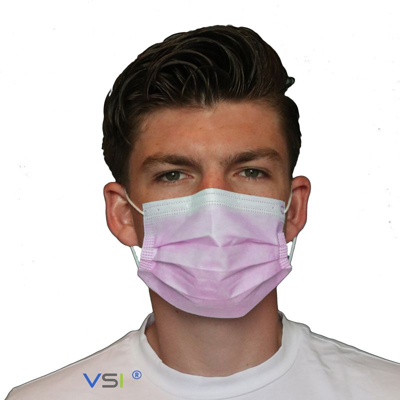 Mondkapje - Mondmasker - Hygiëne masker Roze 50st