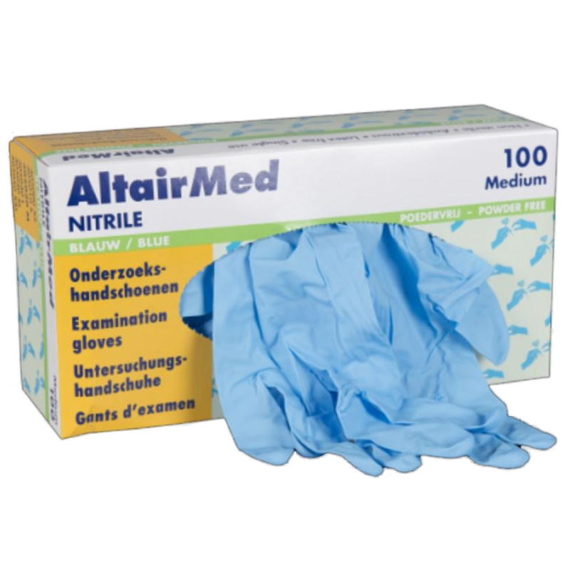 Melkhandschoen AltairMed EuroGloves Solid Nitrile 100st