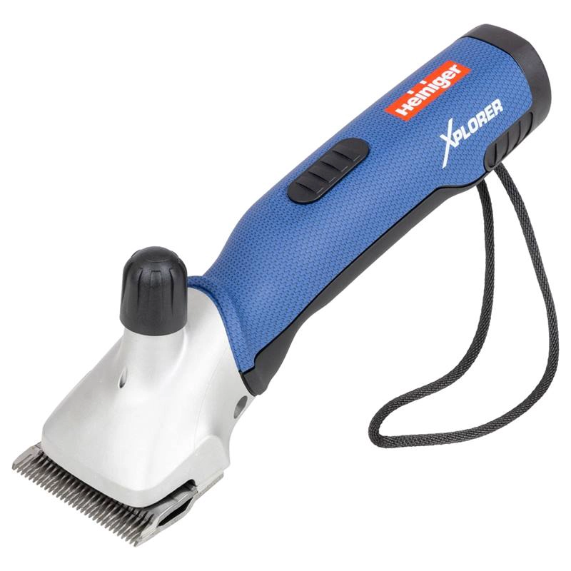 Heiniger Xplorer accu veescheermachine met 2 accu's 21/23t (3mm) koeienmessen
