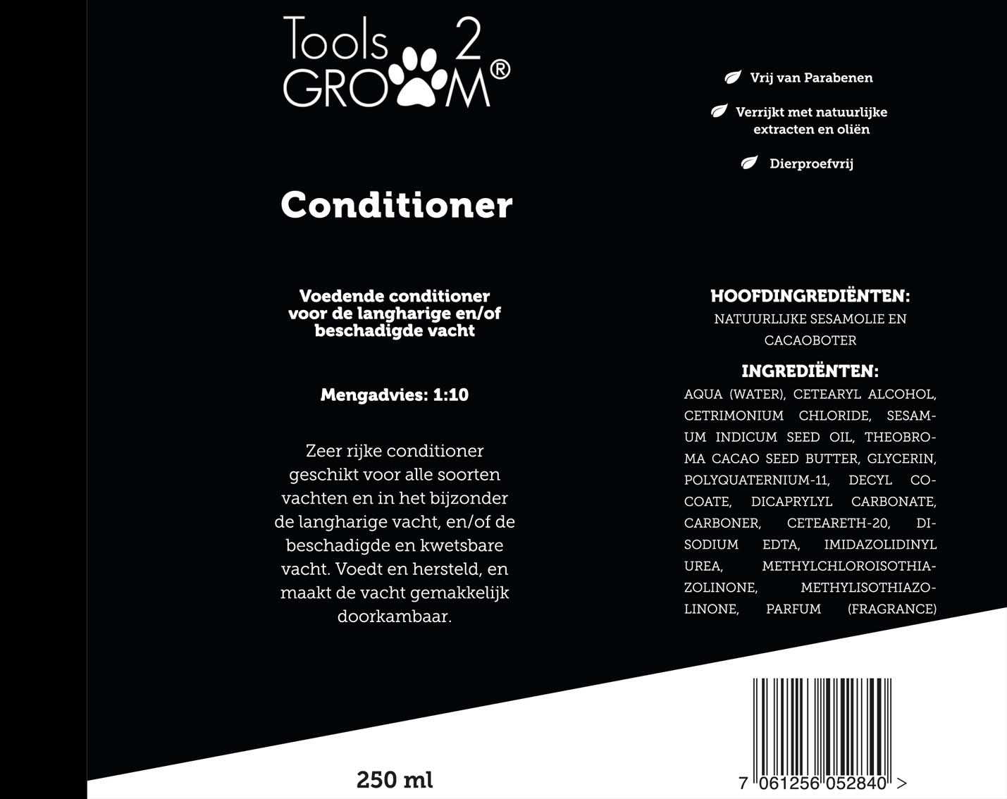 Tools-2-Groom honden conditioner 250ML