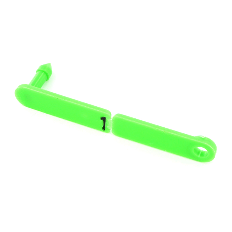 Rototag oormerk genummerd groen 601-700