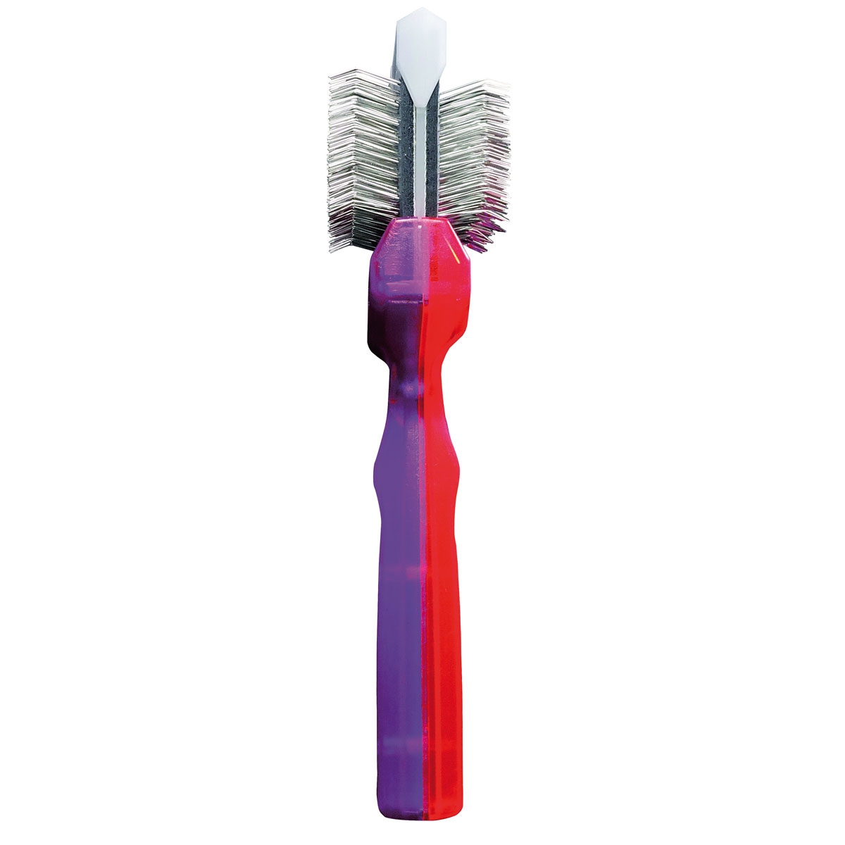 Activet Duo Paars/Rood Tuffzappercoater & Mat Zapper Enkel | Pluk & Ontwol borstel