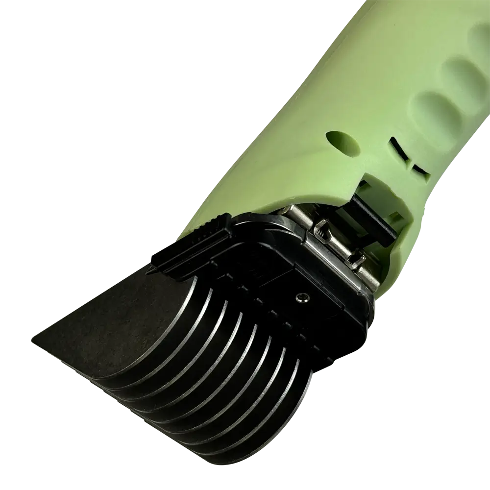 Clipr RvS opzetkammenset 9-delig universeel voor Snap-On scheerkoppen