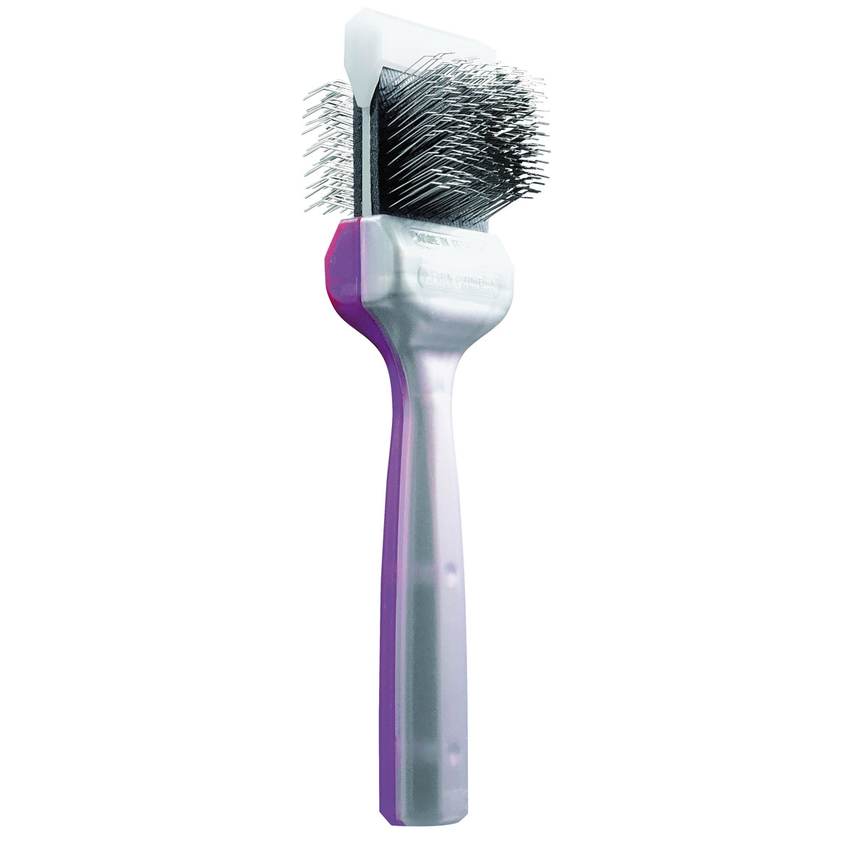 Activet Duo Paars/Zilver Tuffinischcoater & Grabber Enkel | Pluk & Ontwol borstel