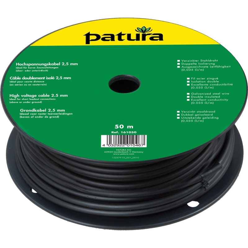 Patura afrasterings grondkabel 2.5mm