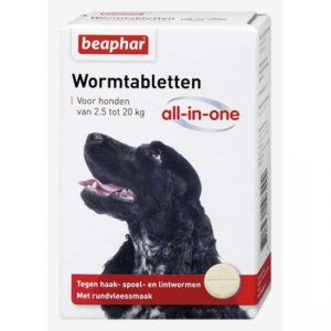 Beaphar Wormtabletten All-in-One 2,5 20 kg