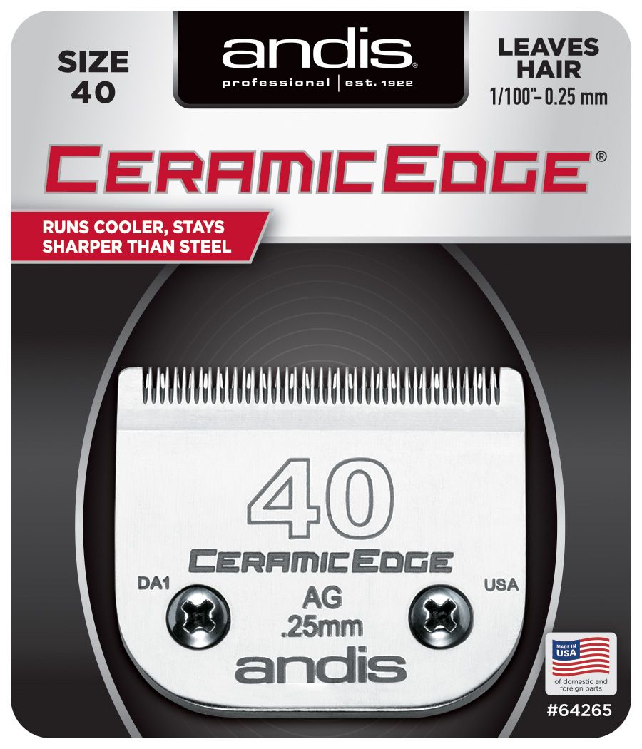 Andis Kopje CeramicEdge no.40 0.25mm