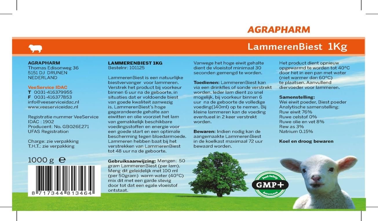 Col-O-Lam Lammerenbiest 1.5KG Col-O-Lam Lammerenbiest 1.5KG