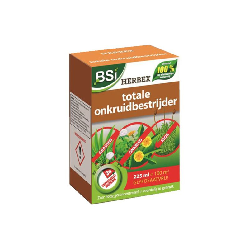 BSI Herbex totale Onkruidbestrijder diverse verpakkingen