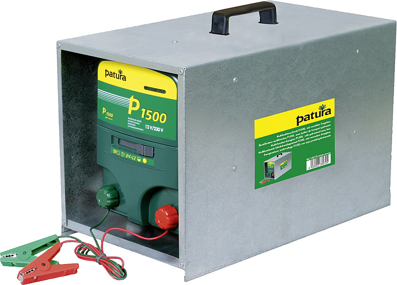 Patura p1500 multifunctioneel schrikdraadapparaat 230v/12v met draagbox