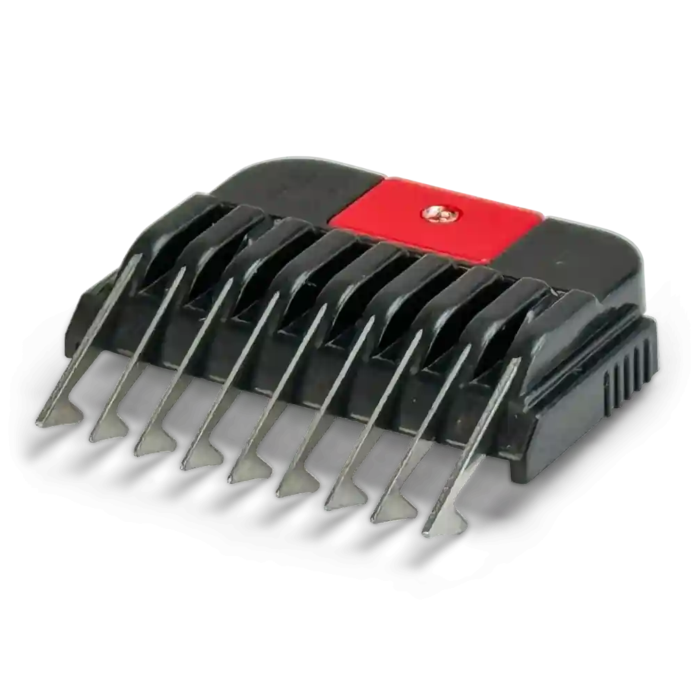 Clipr RvS opzetkammenset 9-delig universeel voor Snap-On scheerkoppen
