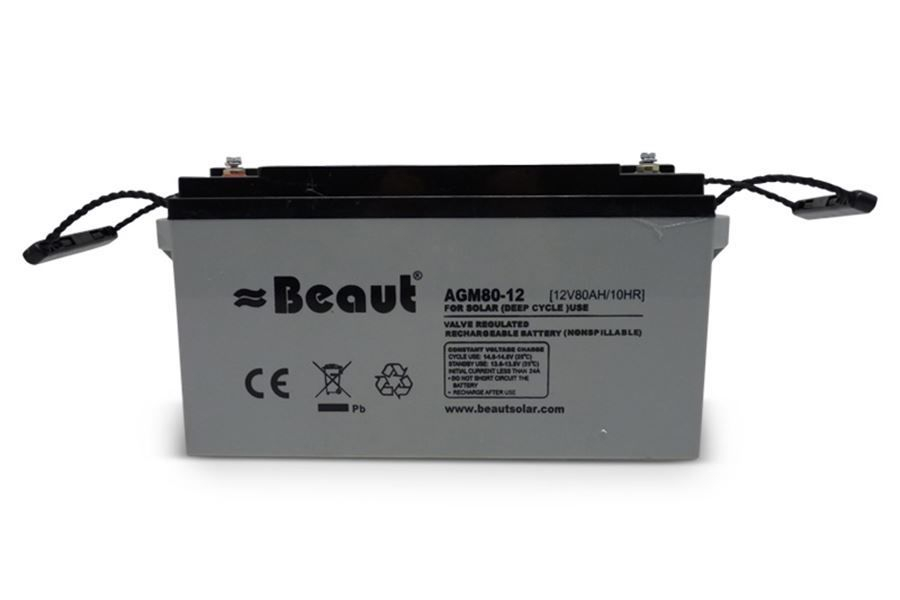 Accu semietractie 12 V 80 Ah