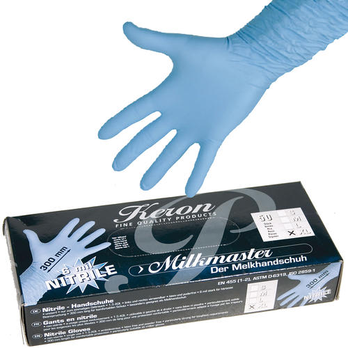 Melkershandschoenen KERON blauw 50st XL (10)