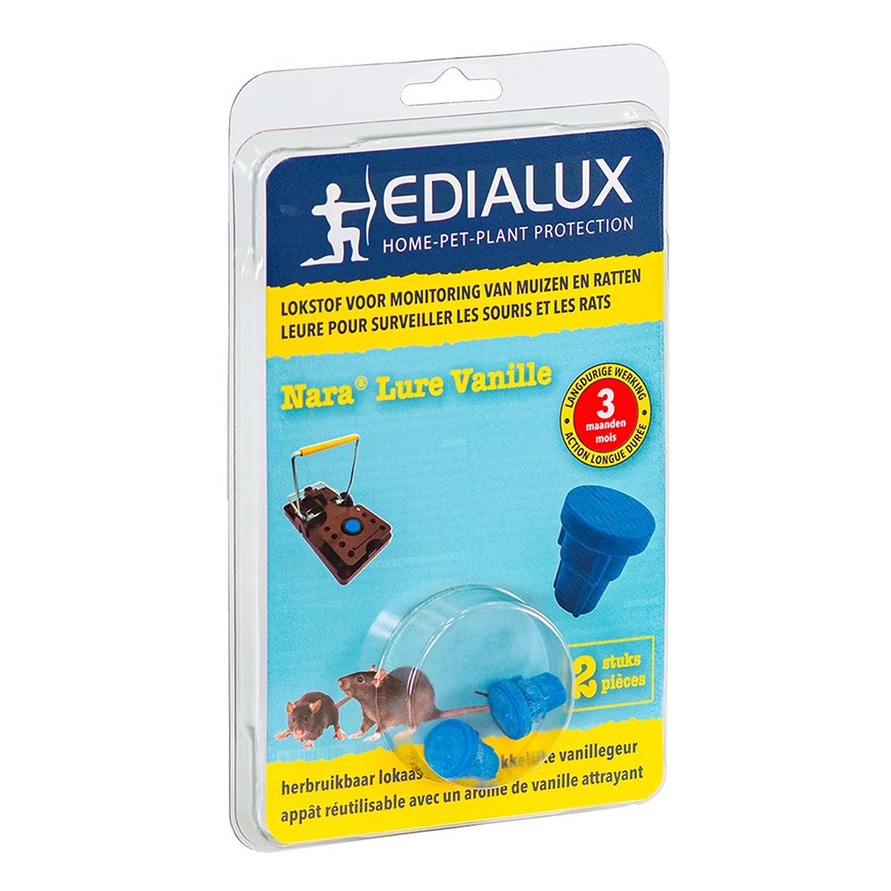 Nara Lure lokmiddel muis/rat vanille geur 2 stuks