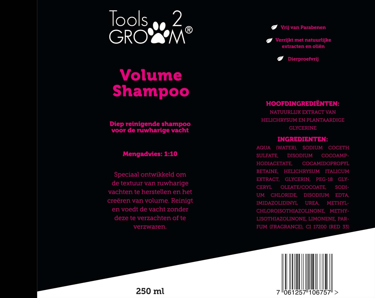 Tools-2-Groom volume hondenshampoo 250ML 