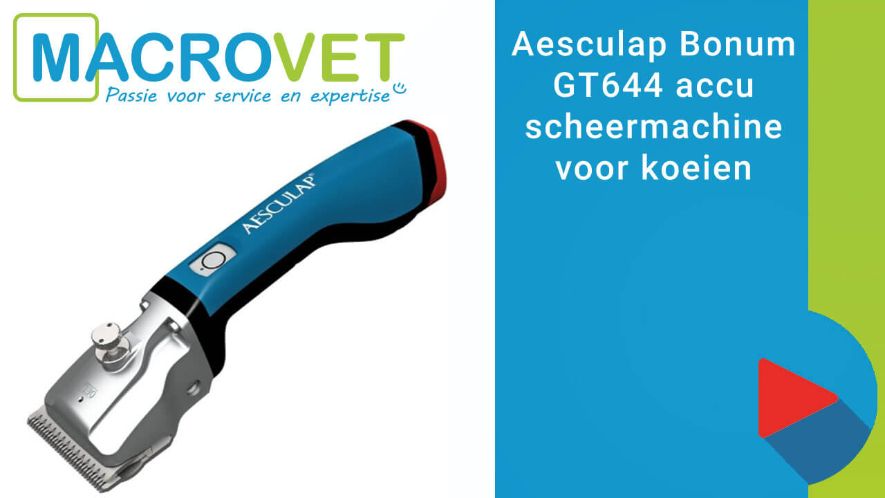 Aesculap Bonum GT644 accuscheermachine voor koeien