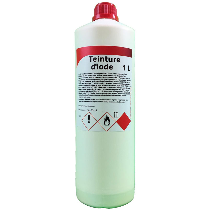 Jodiumtinctuur 10% Teinture D'Iode 1l