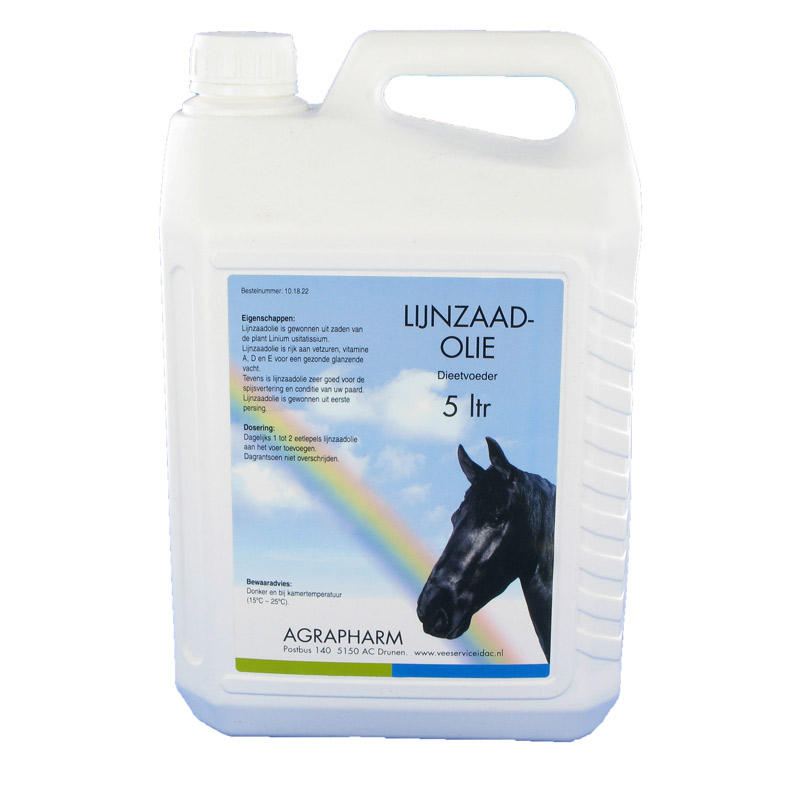 Lijnzaadolie 5 liter
