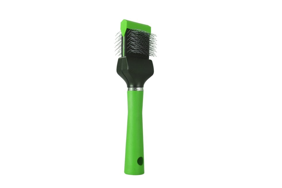 Flexibele borstel slicker groen enkel