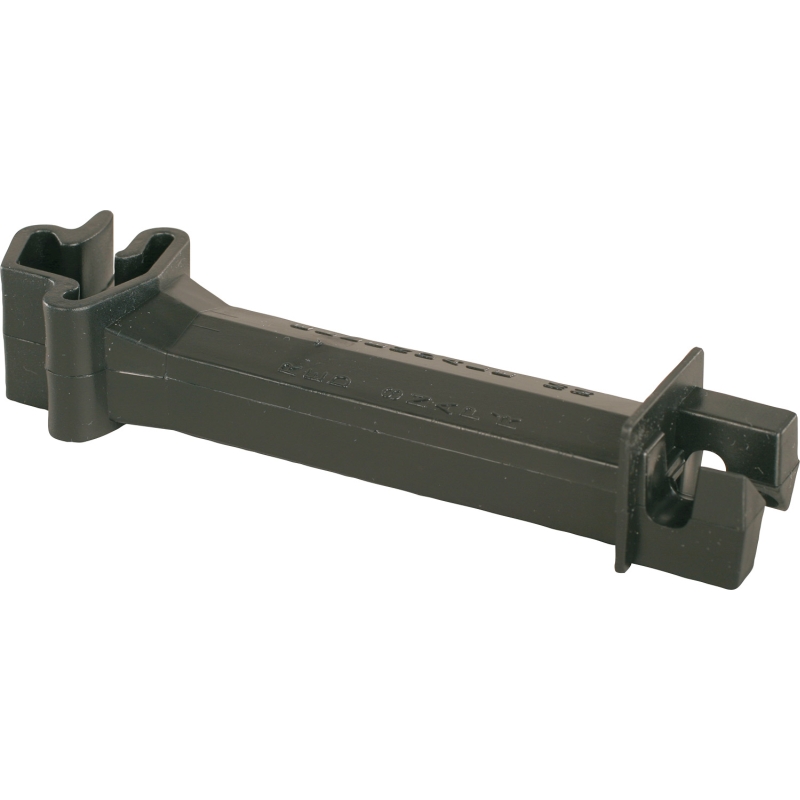 Patura afstandisolator, t-paal, zwart 25st
