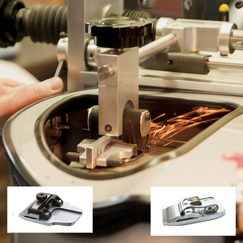 Slijpwerk tondeuse kopje Slijpwerk tondeuse kopje