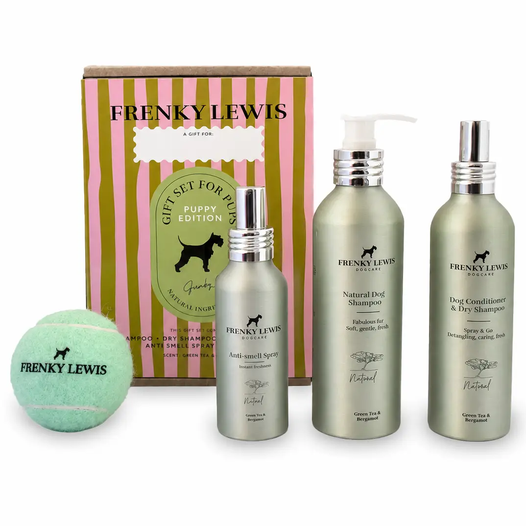 Frenky Lewis Puppy Gift Set Green Tea & Bergamot
