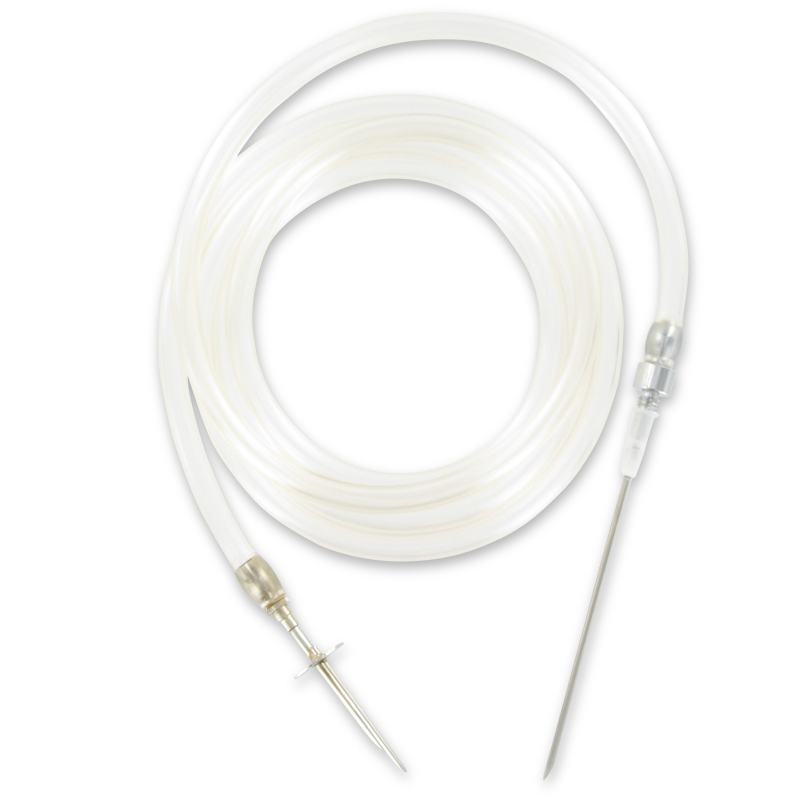 Infuus valve + doorsteeknaald Infuus valve + doorsteeknaald