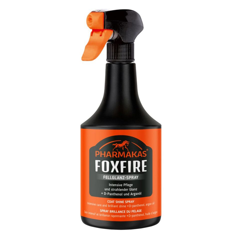 Pharmakas Foxfire Vacht- en manenspray voor paarden Pharmakas Foxfire Vacht- en manenspray voor paarden