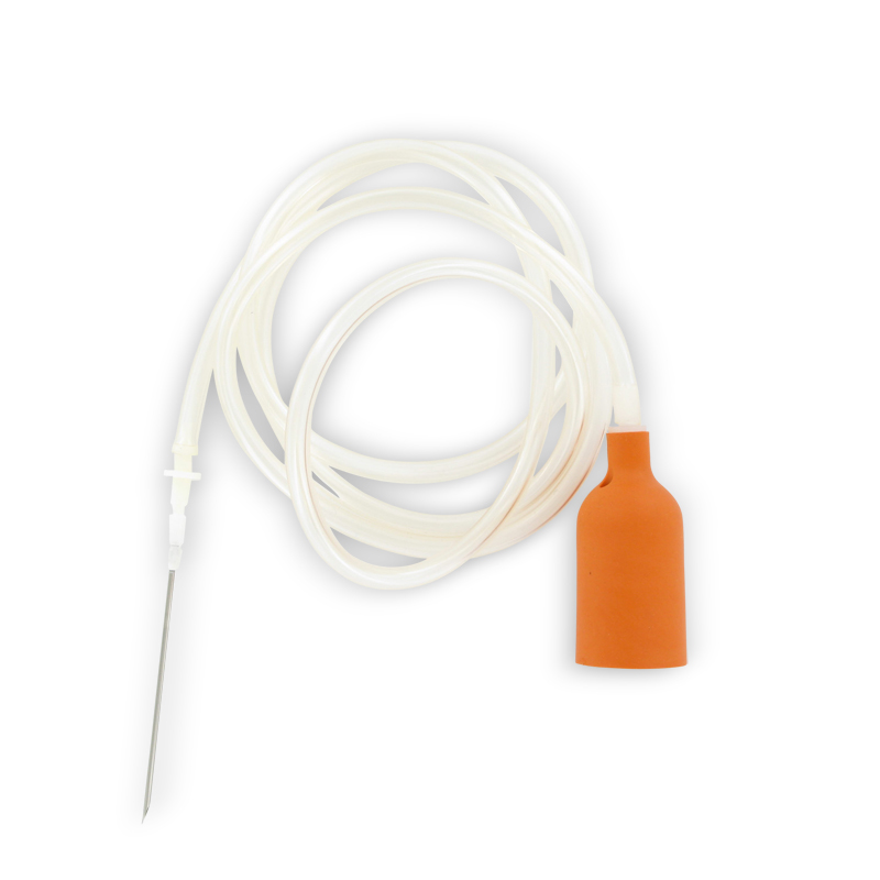 Infuus valve met flutterdop Infuus valve met flutterdop