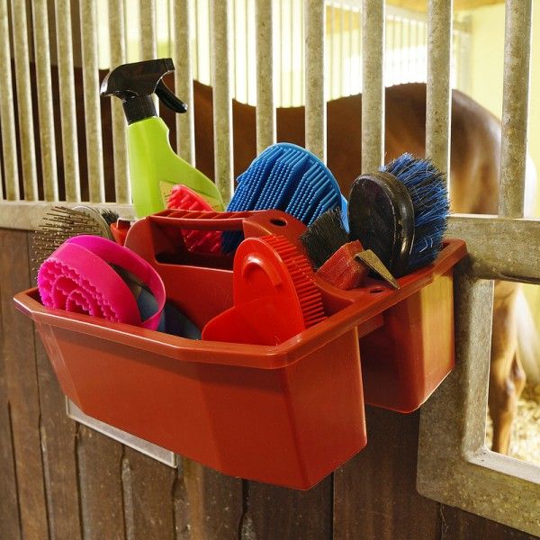 Draagbak met ophanghaak rood Draagbak met ophanghaak rood