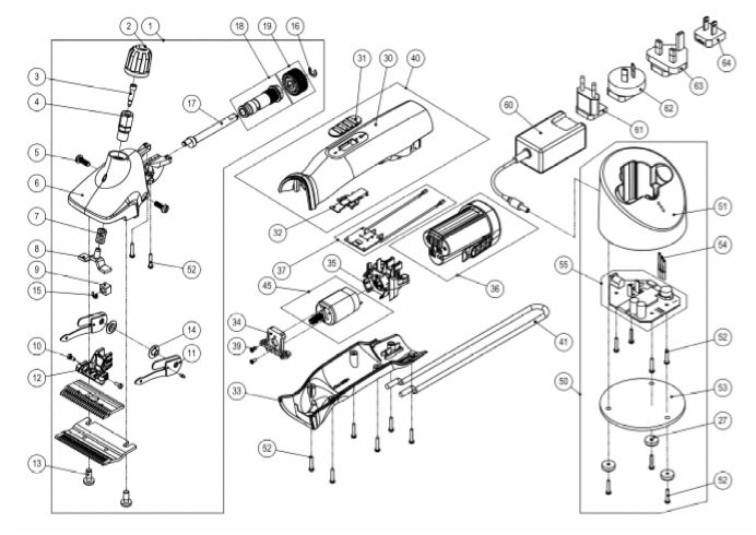 (45) Motor Compleet | Heiniger Xplorer