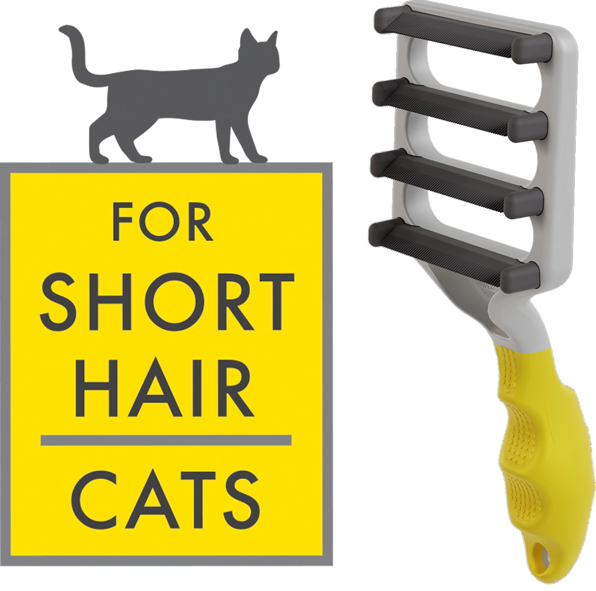 FUR4 Bundle voor katten Geel + Paars