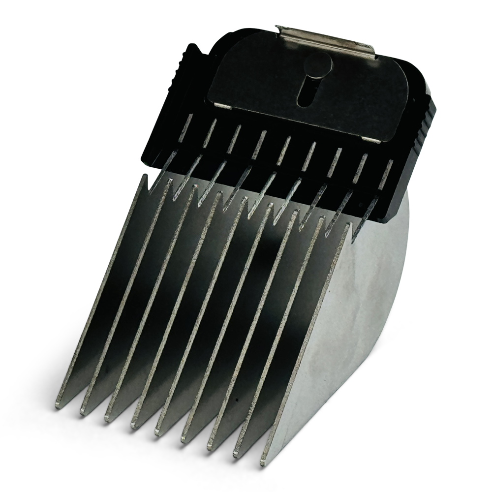 Clipr RvS opzetkammenset 9-delig universeel voor Snap-On scheerkoppen
