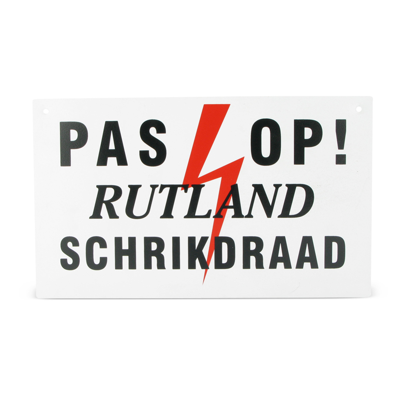 Waarschuwingsbordje PAS-OP Waarschuwingsbordje PAS-OP