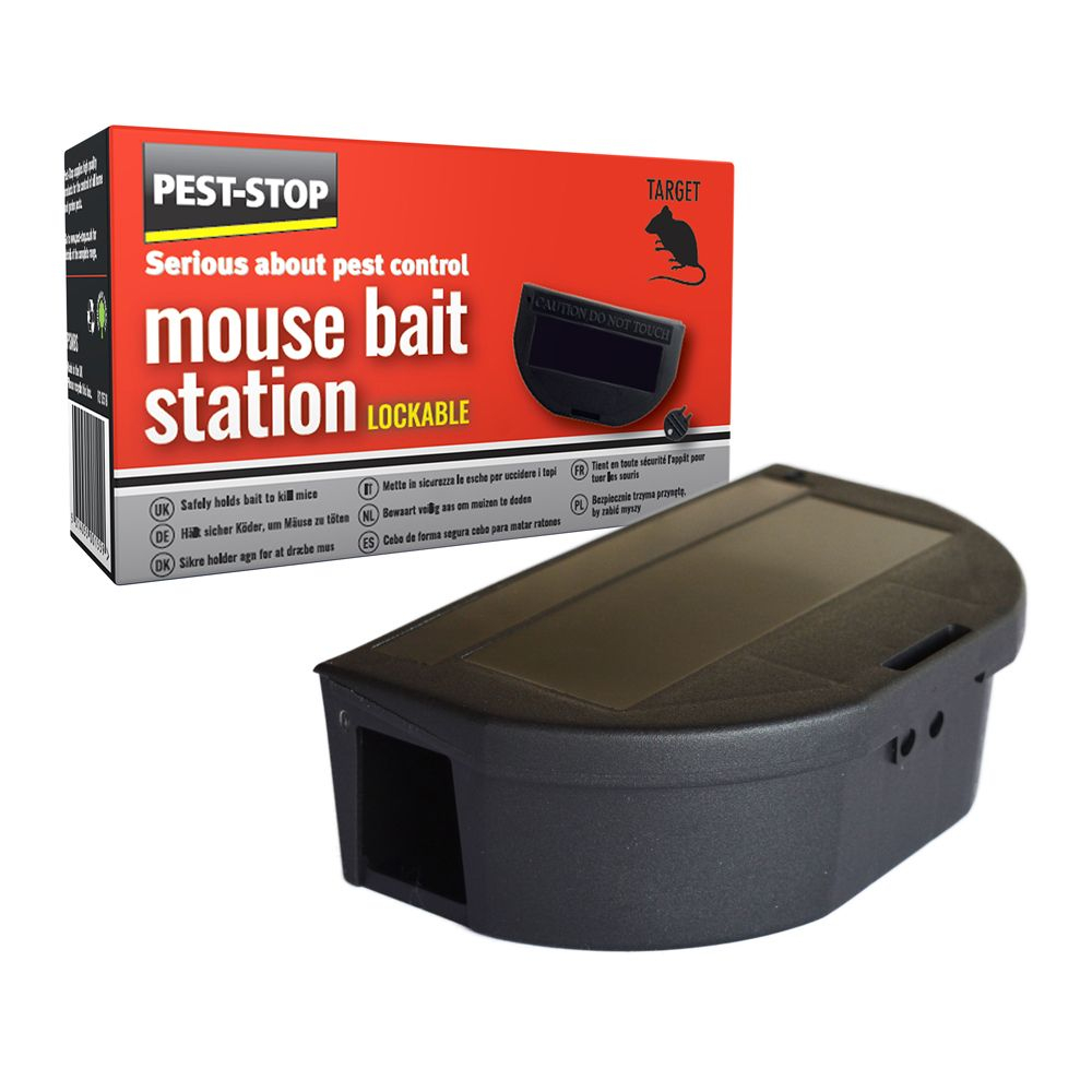 Pest-Stop Mouse Bait Station, Lokaasdoosje voor muizen Pest-Stop Mouse Bait Station, Lokaasdoosje voor muizen