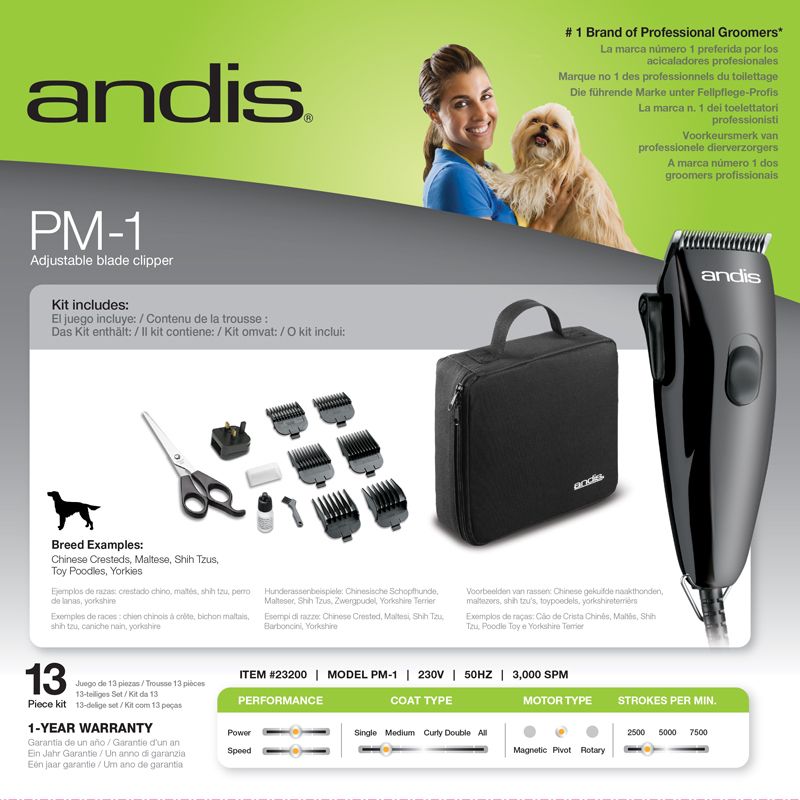 Andis Clipper Adjustable PM-1 Pet