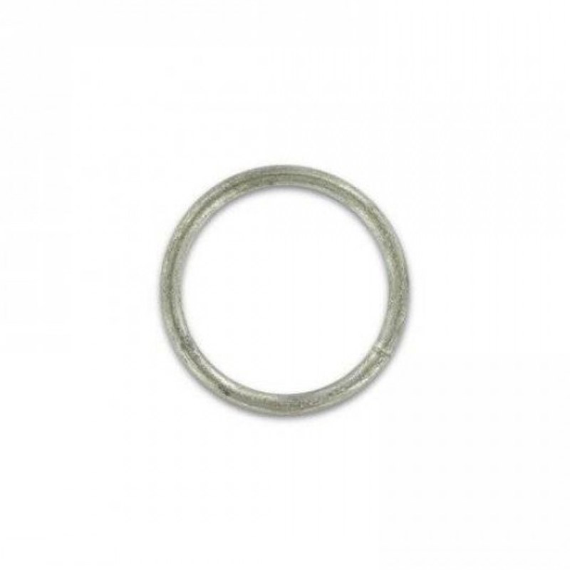 Stalen ring gelast en verzinkt (60x8mm) binnendiameter 60mm