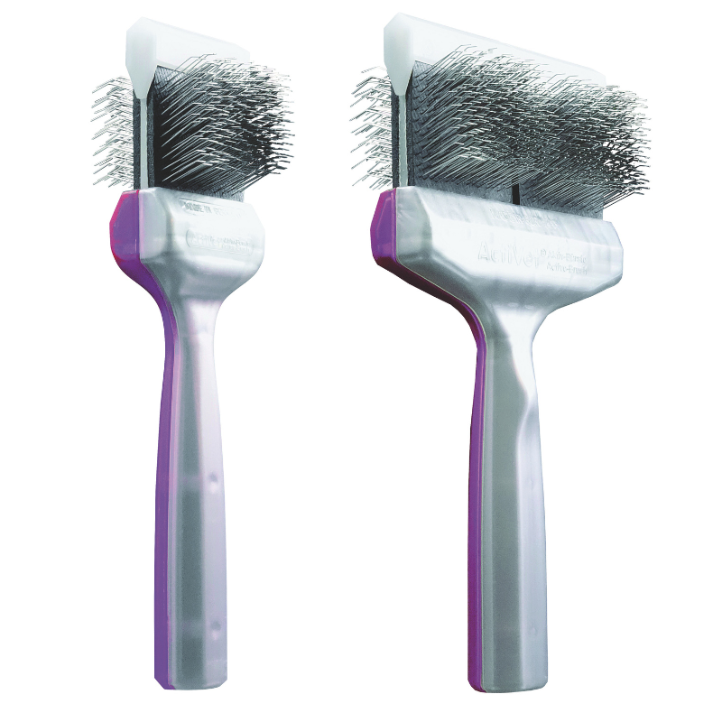Activet Duo Paars/Zilver Tuffinischcoater & Grabber Enkel of Dubbel | Pluk & Ontwol borstel Activet Duo Paars/Zilver Tuffinischcoater & Grabber Enkel of Dubbel | Pluk & Ontwol borstel