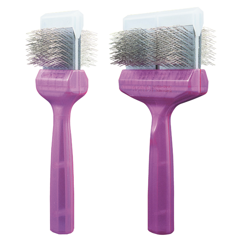 ActiVet Universal Pro Paars Enkel of Dubbel | Harde Plukborstel ActiVet Universal Pro Paars Enkel of Dubbel | Harde Plukborstel