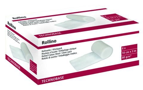 Rollino Klauw Watten op rol 10cm x 3m 80g/m²  (8 stuks) Rollino Klauw Watten op rol 10cm x 3m 80g/m²  (8 stuks)