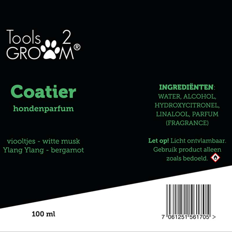 Tools-2-Groom Hondenparfum Coatier 100ML