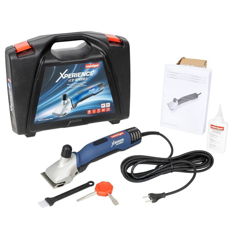 Heiniger Xperience 2-speed veescheermachine 21/23 (3mm) koeienmessen Heiniger Xperience 2-speed veescheermachine 21/23 (3mm) koeienmessen