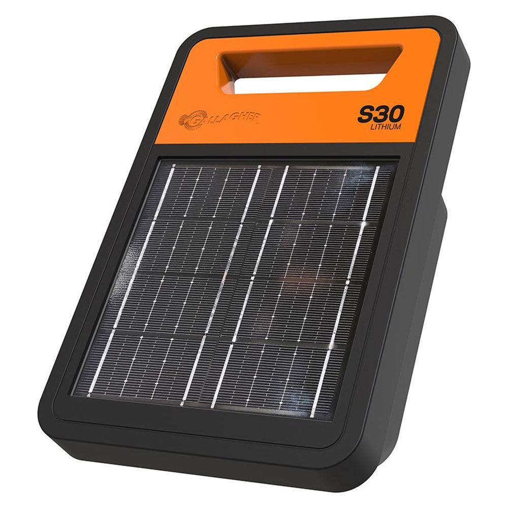 Gallagher S30Li Solar schrikdraadapparaat incl. accu Gallagher S30Li Solar schrikdraadapparaat incl. accu