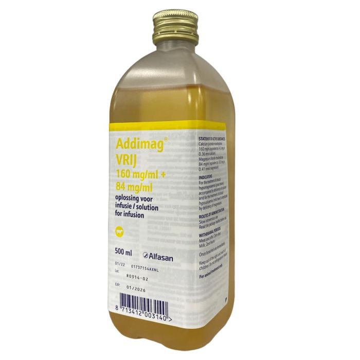 Alfasan Addimag VRIJ 160/84 mg/ml infuus 500ml